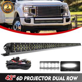 9620azsp Uni-shine For 11-16 Ford F250/f350/f450 Super Duty 42 Inch Led Light Bar Bumper Tow Hook Wire