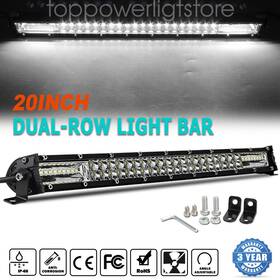 9620z20yz Uni-shine Dual Row 20 Inch 20000lm Led Light Bar Spot Flood Combo Work Truck Suv Atv 22ftft