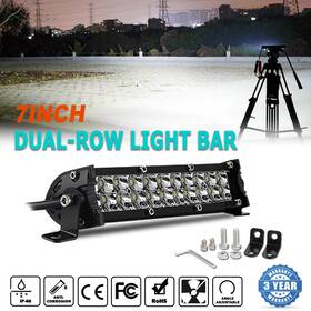 9620zs Uni-shine Silm 7 Inch 14 20 26 32 Dual Row Led Light Bar Spot Flood For Utv Atv Truck Ute Boat