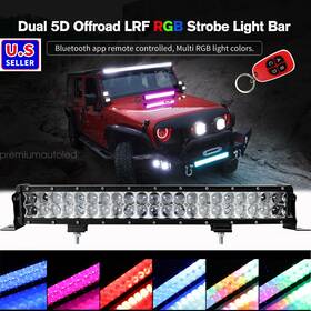 9624rl22 Uni-shine 22 Inch Led Light Bar Combo Rgb Halo Color Changing Chasing Strobe Remote Control 20