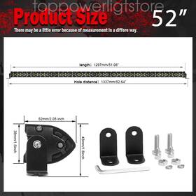 Jg9610cob Uni-shine 7 14 22 32 42 52 Inch Slim Led Light Bar Spot Flood Combo Driving Truck Suv Offroad