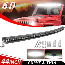 M900wcdtir2btk2 Uni-shine Slim Curved 44 Inch Led Light Bar Offroad Truck Driving 4wd Utv Atv Lamp 6d Spot Suv