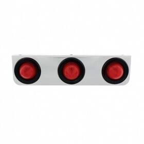 20453 United Pacific Light Bar Stainless With Bracket Incandescent