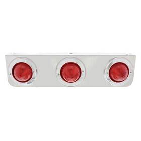 20493 United Pacific Light Bar Stainless Beehive With Bracket