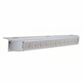 20908 United Pacific Light Bar Stainless With Bracket Turn Signal