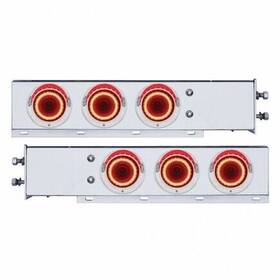 22253 United Pacific Light Bar Mirage Stainless Steel Spring Loaded Rear