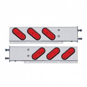 22359 United Pacific Light Bar Rear Stainless Steel Spring Loaded 3 3/4 Inch