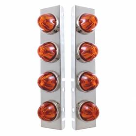 30983 United Pacific Air Cleaner Light Box Panel Stainless Steel 8 Cutouts