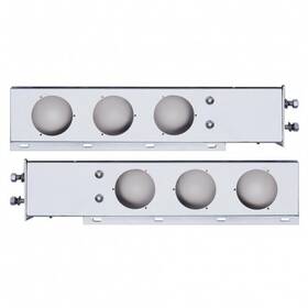 31615 United Pacific Light Bar Bracket 2.5 Inch Bolt Pattern Chrome Spring