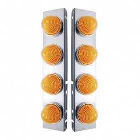 31976 United Pacific Air Cleaner Light Box Panel Stainless Steel 8 Cutouts