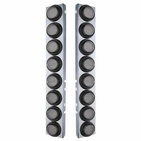 33801 United Pacific Air Cleaner Light Bar Front Stainless Steel With