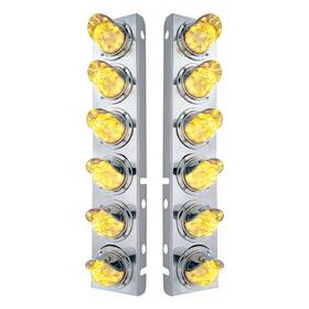 33915 United Pacific Air Cleaner Light Bar Front Stainless Steel With