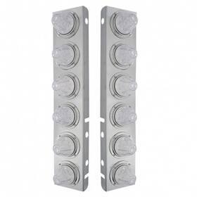 33921 United Pacific Air Cleaner Light Bar Front Stainless Steel With