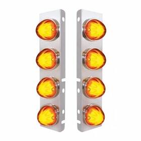 34434 United Pacific Air Cleaner Light Bar Inch Glo Front Stainless