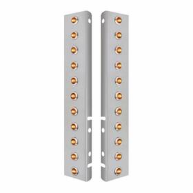 34466 United Pacific Air Cleaner Light Bar Front Stainless Steel With