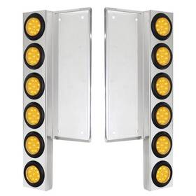 34777 United Pacific Air Cleaner Light Bar Front Stainless S For Freightliner 34777 United Pacific Air Cleaner Light Bar Front Stainless S For Freightliner