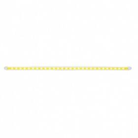 36879 United Pacific Light Bar Slim Auxiliary Amber Led Clear Lens