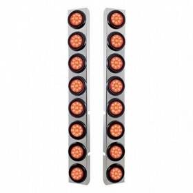 37335 United Pacific Air Cleaner Light Bar Rear Stainless Steel With