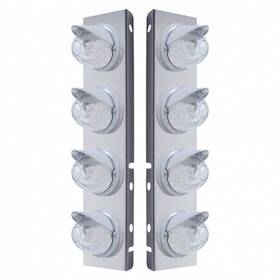 37381 United Pacific Air Cleaner Light Bar Front Stainless Steel With