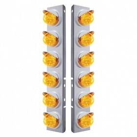 37386 United Pacific Air Cleaner Light Bar Front Stainless Steel With