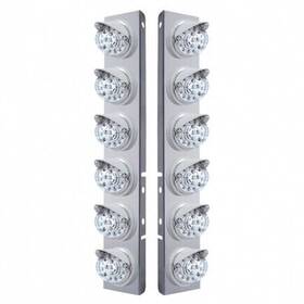 37387 United Pacific Air Cleaner Light Bar Front Stainless Steel With