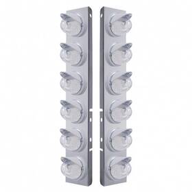 37393 United Pacific Air Cleaner Light Bar Front Stainless Steel With