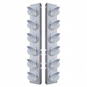 37397 United Pacific Air Cleaner Light Bar Front Stainless Steel With