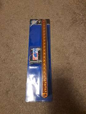 37473 United Pacific Light Bar Double Face Pedestal Reflector/turn Signal