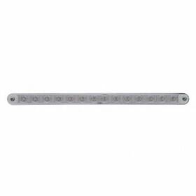 37525 United Pacific Light Bar Sequential Auxiliary Red Led Clear