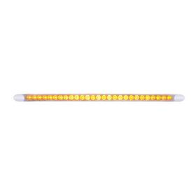 37599b United Pacific Auxiliary Light Bar Amber Led Clear Lens 27 High