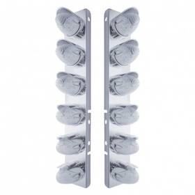 37702 United Pacific Air Cleaner Light Box Panel Stainless Steel 12 Cutouts 37702 United Pacific Air Cleaner Light Box Panel Stainless Steel 12 Cutouts