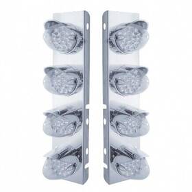 37710 United Pacific Air Cleaner Light Bar Front Stainless Steel With