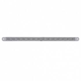 37899b United Pacific Light Bar Sequential Auxiliary Red Led Clear