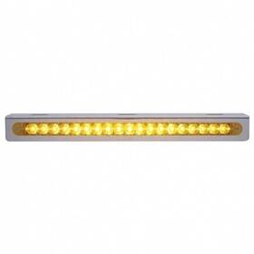 37924 United Pacific Light Bar Stainless With Bracket Reflector/turn Signal