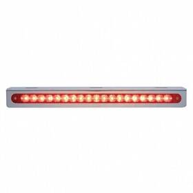 37925 United Pacific Light Bar Stainless With Bracket Reflector/turn Signal