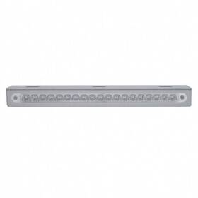 37926 United Pacific Light Bar Stainless With Bracket Reflector/turn Signal