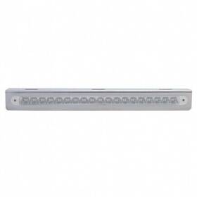 37927 United Pacific Light Bar Stainless With Bracket Reflector/turn Signal