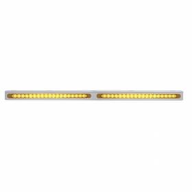 37932 United Pacific Light Bar Stainless With Bracket Reflector/turn Signal