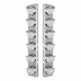 39839 United Pacific Air Cleaner Light Box Panel Stainless Steel 12 Cutouts