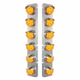 39848 United Pacific Air Cleaner Light Bar Front Stainless Steel With