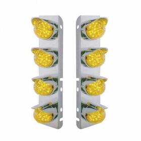 39860 United Pacific Air Cleaner Light Bar Front Stainless Steel With