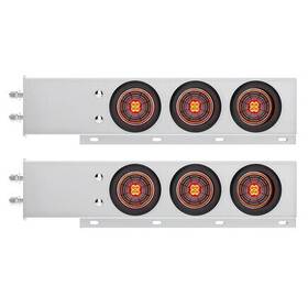 61016 United Pacific Light Bar Stainless Steel Spring Loaded Rear With 2