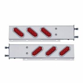 61300 United Pacific Light Bar Stainless Steel Spring Loaded Rear