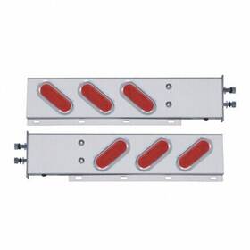 61306 United Pacific Light Bar Stainless Steel Spring Loaded Rear