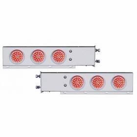 61800 United Pacific Light Bar Stainless Steel Spring Loaded Rear
