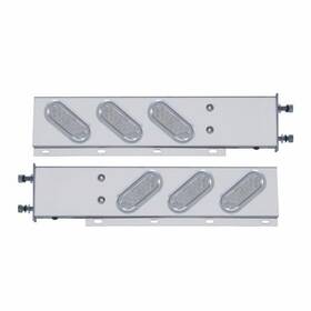 61807 United Pacific Light Bar Stainless Steel Spring Loaded Rear