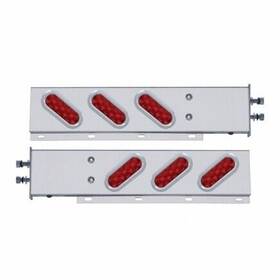 62304 United Pacific Light Bar Stainless Steel Spring Loaded Rear
