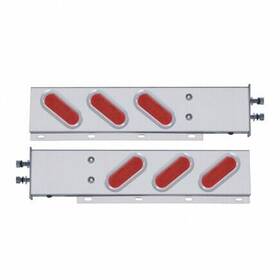 62306 United Pacific Light Bar Stainless Steel Spring Loaded Rear