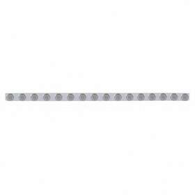 62741 United Pacific 9 Led 79-1/2 Inch Ss Bumper Light Bracket Clear Lens Steel Housing Material