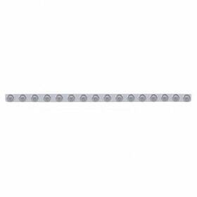 62751 United Pacific Bumper Light Bar Stainless Beehive With Bracket